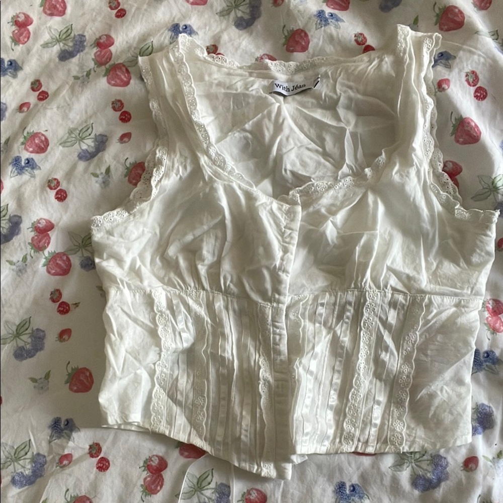 With Jean Milkmaid top